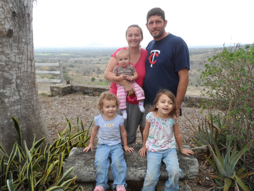 The whole family enjoying time in Aldama, Mexico.