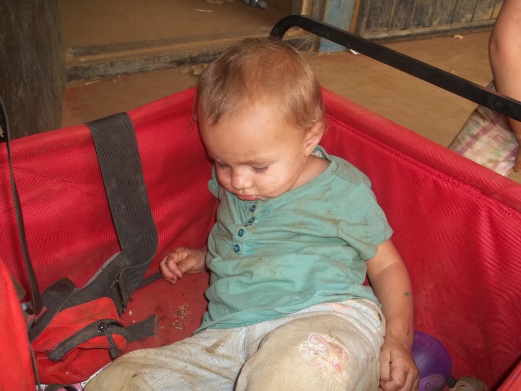 Olivia was soooo tired. 